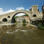Camprodón's Pont Nou is an old medieval bridge over the River Ter that is located in the municipality of Camprodón, Girona.