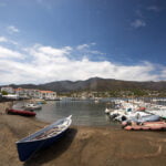 Photograph of the marina of the town El Port de la Selva.