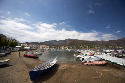 Photograph of the marina of the town El Port de la Selva.