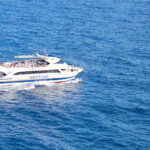 Neptune boat sailing Mediterranean sea photo to Lloret de Mar direction