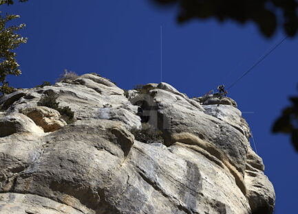 Descent in the mountain next to Tavertet