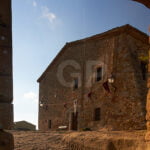 Sunset arriving to Peratallada