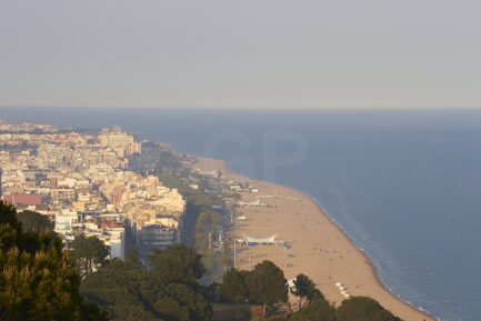 Calella de Mar from their lighthouse