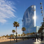 W Hotel Barcelona north facade