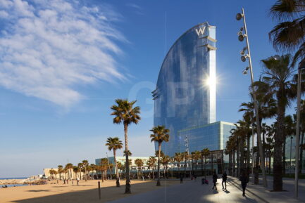 W Hotel Barcelona north facade