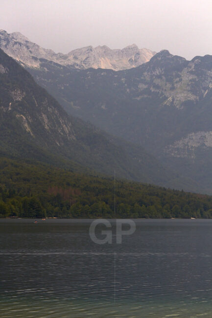 Bohinj lake before the rain