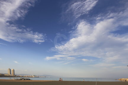 Barceloneta beach foreground