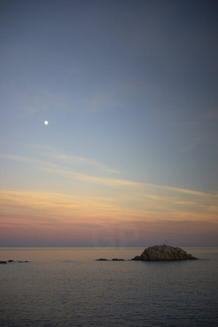 Tossa de mar Island sunset