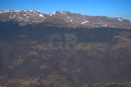 Pardines village from Serra Cavallera photograph