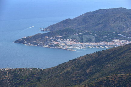 El Port de la Selva landscape from Sant Pere de Rodes photo