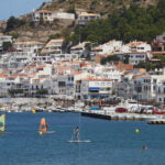 Having fun in El Port de la Selva bay