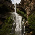 Salt de Sallent waterfall long exposure photo