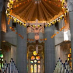 Crucified Christ's temple of the Sagrada Familia