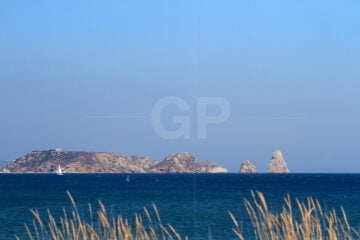 Medes Islands from platja de Pals photograph