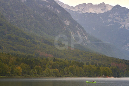 Kayaking Bohinj lake