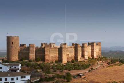 Baños de la encina Castle Vertical View