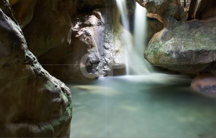 Bedmar and Garciez waterfall photograph