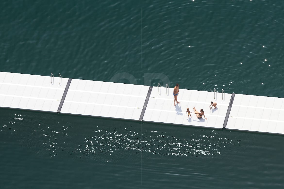 Family fun at Lake Bled