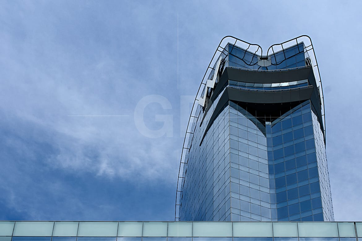 Fine art canvas print west facade W Hotel Barcelona | Artistic architectural photography Fine art canvas print west facade W Hotel Barcelona | Artistic architectural photography