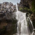 Fine art print of Salt de Sallent waterfall in Rupit