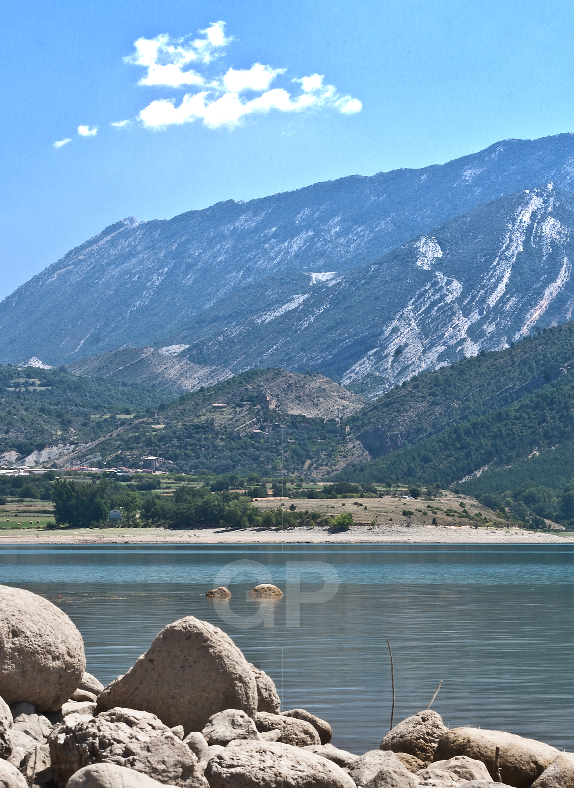 Sant Antoni reservoir's vertical composition Sant Antoni reservoir's vertical composition